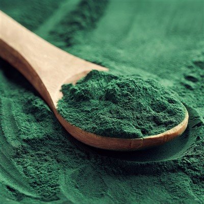 غوره عضوي Spirulina پاؤډ
